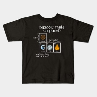 Periodic Table Simplified Kids T-Shirt